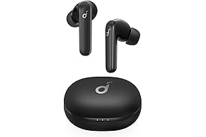 Anker Life P3 Noise Cancelling Wireless Bluetooth Earbuds, Black