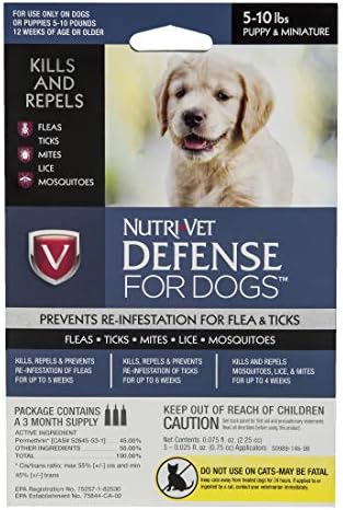 Nutri-Vet Defense Flea & Tick Control for Puppies