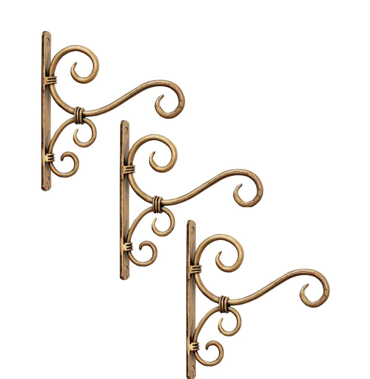 Metal Plant Hanger Wall Hanging Plant Hook for Bird Feeders Planters Lanterns Wind Chimes Hanging Baskets Ornaments Lights Indoor Outdoor Balcony (Classic Pack-3)-image-41