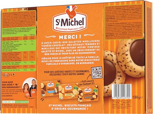 Biscuits Galettes Moelleuses Tigrées Coeur St Michel Le Paquet De 6 Gâteaux De - vue 8