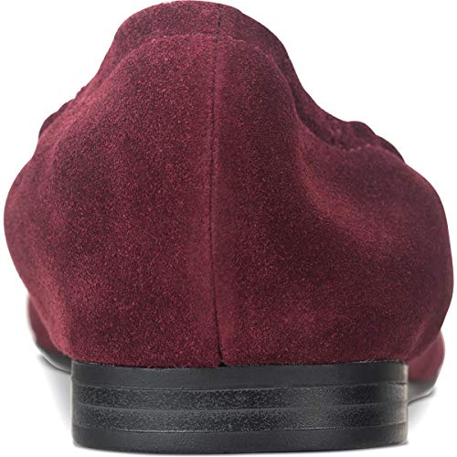 American Rag Womens Jilly Slip On Ballet Flats, Wine Suede, Size 9.02
