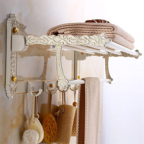 Porte-serviettes étagère de salle de bain pour créer une ambiance spa moderne