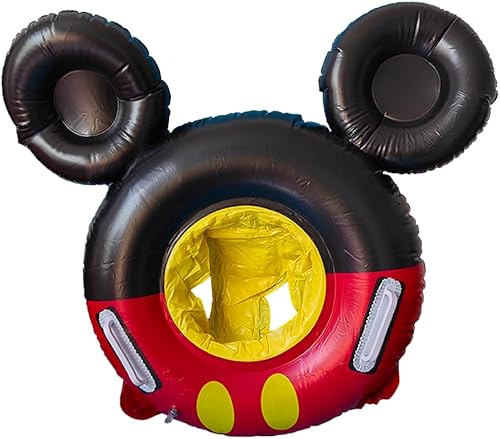 Flotador de natación para bebé, lindo flotador con asiento y asa, flotadores de piscina, juguetes divertidos para balsa de agua, suministros de