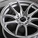 17x8 Vors TR4 5x114.3 35 Silver Machined Wheel Rim 73.1