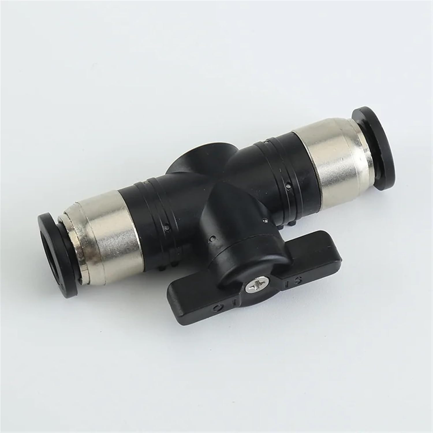 1pcs Pneumatic fitting 4/6/8/10/12/14/16mm Ball Hand Valve Switch Quick BUC-4 BUC-6 BUC-10 Air Pipe Docking Quick Connector(BUC-16 White)