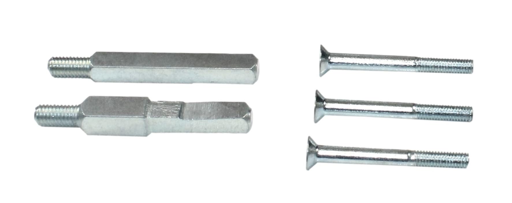 SN-TEC BKS Haustür Edelstahl Schutzbeschlag mit Ziehschutz ES1, Langschild mit gekröpften Rundknauf, DIN L/R, TS 35-50mm, 8 und 10mm