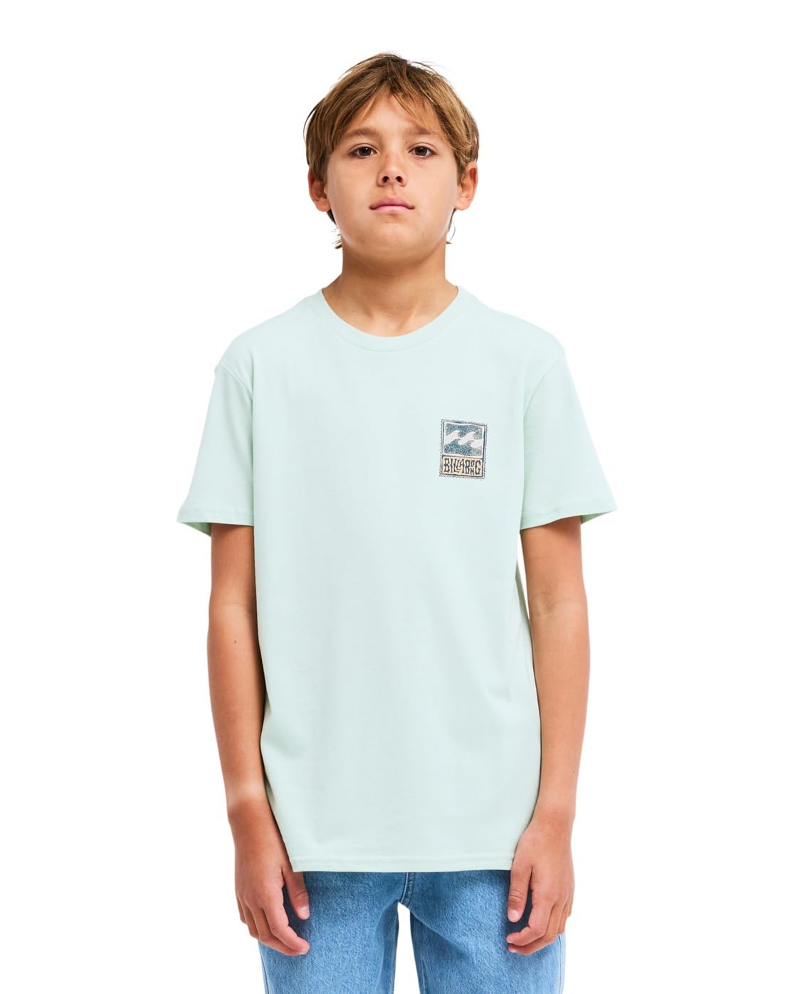 Billabong Boy's Tides T-Shirt, Vintage Green, 16 Years