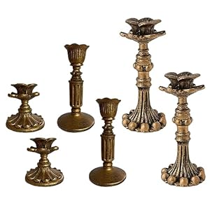 Zhsh ZHSH Kinkiety do Świeczek 6 sztuk