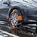 Snow Chains - Universal 165-265mm Traction Straps for Fast Installation and Reusable Winter Safety, Non-Slip Material with Reinforced Hooks, Anti-Skid Tire Chains for Cars Suvs