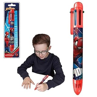 SRV Hub Spiderman Multicolor Retractable Ballpoint Kids Pen