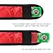 Techion 2 Pack LED Slap Armband/LED Snap on Bracelet with High Visibility for Cycling/Biking/Walking/Jogging/Running Gear (Red Pack)