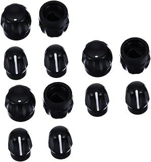 Gatuida Conjuntos De 12 Peças Botão Interruptor Botão De Volume Do Interfone Botão Seletor Do Interfone Botão Seletor Do Canal Do Interfone Botão Do Canal Do Interfone Botão Do Canal Do