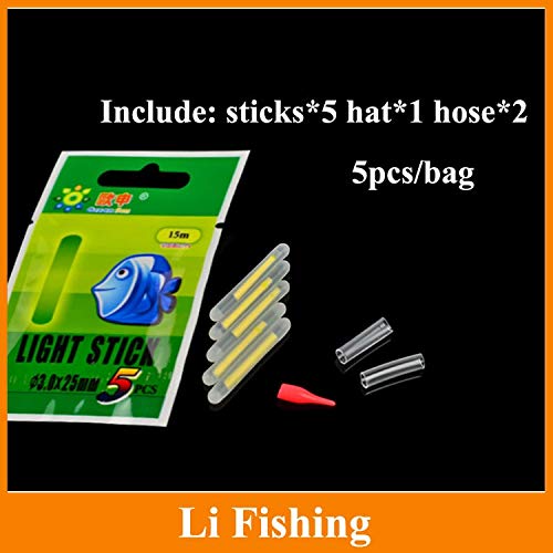Fishing Tackle 5pcs/Bag 2.9mm*25mm Night Fishing Float Bobber Glow