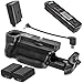 Produktbild Meike Batteriegriff Akkugriff Battery Grip kompatibel mit Sony Alpha A6500 inkl. Fernauslöser mit 2.4 Ghz Funk Frequenz und Zwei NP-FW50 Nachbau Akkus 700mAh
