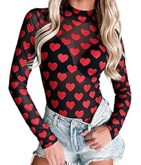 Valentines-red Heart Shirt Black