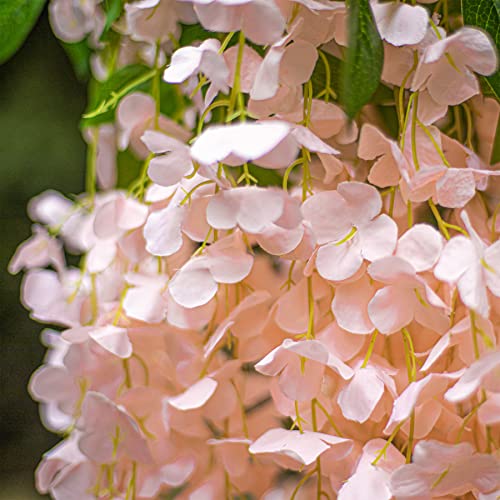 MARTHA&IVAN 14 steli artificiali glicine ghirlanda...