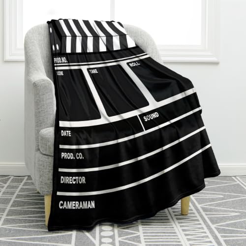 Jekeno Movie Gifts Blanket Clapperboard…