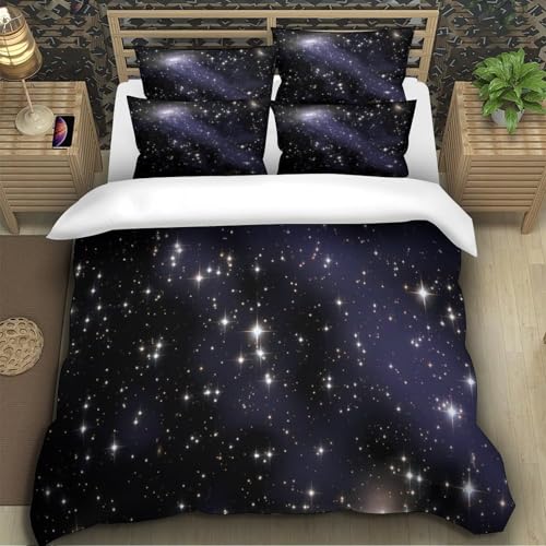 Housse de couette espace 3D pour la chambre d'un ado