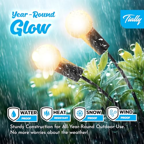 TIALLY 6 Pack Solar Garden Lights Firefly - Solar Fairfly Outdoor Waterproof, Swaying Fairy Garden Lights for Outside - Warm White LED Light by TIALLY - Image 5