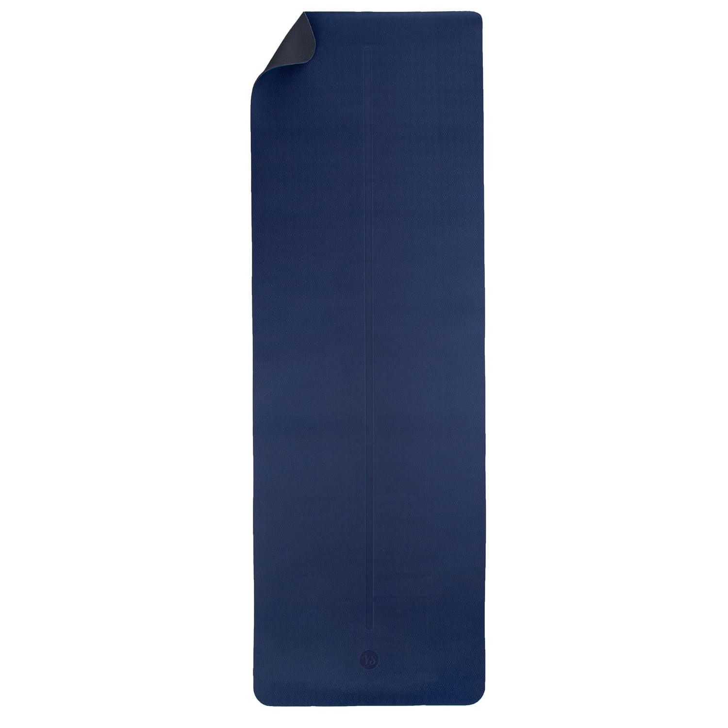 Yoga Studio Inter-Eco - Tapete de yoga reversible de alineación de 5 mm, antideslizante, grueso, para entrenamiento, ligero, para yoga y pilates