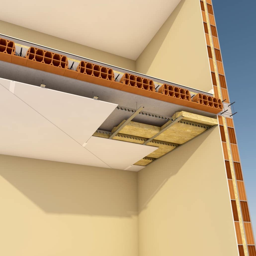 FUTURAZeta - Isolamento Soffitto controsoffitto Isolamento Acustico e Termico in Lana Minerale spessore 95 mm Rotolo da 4,20 metri quadrati (4,20 mq)