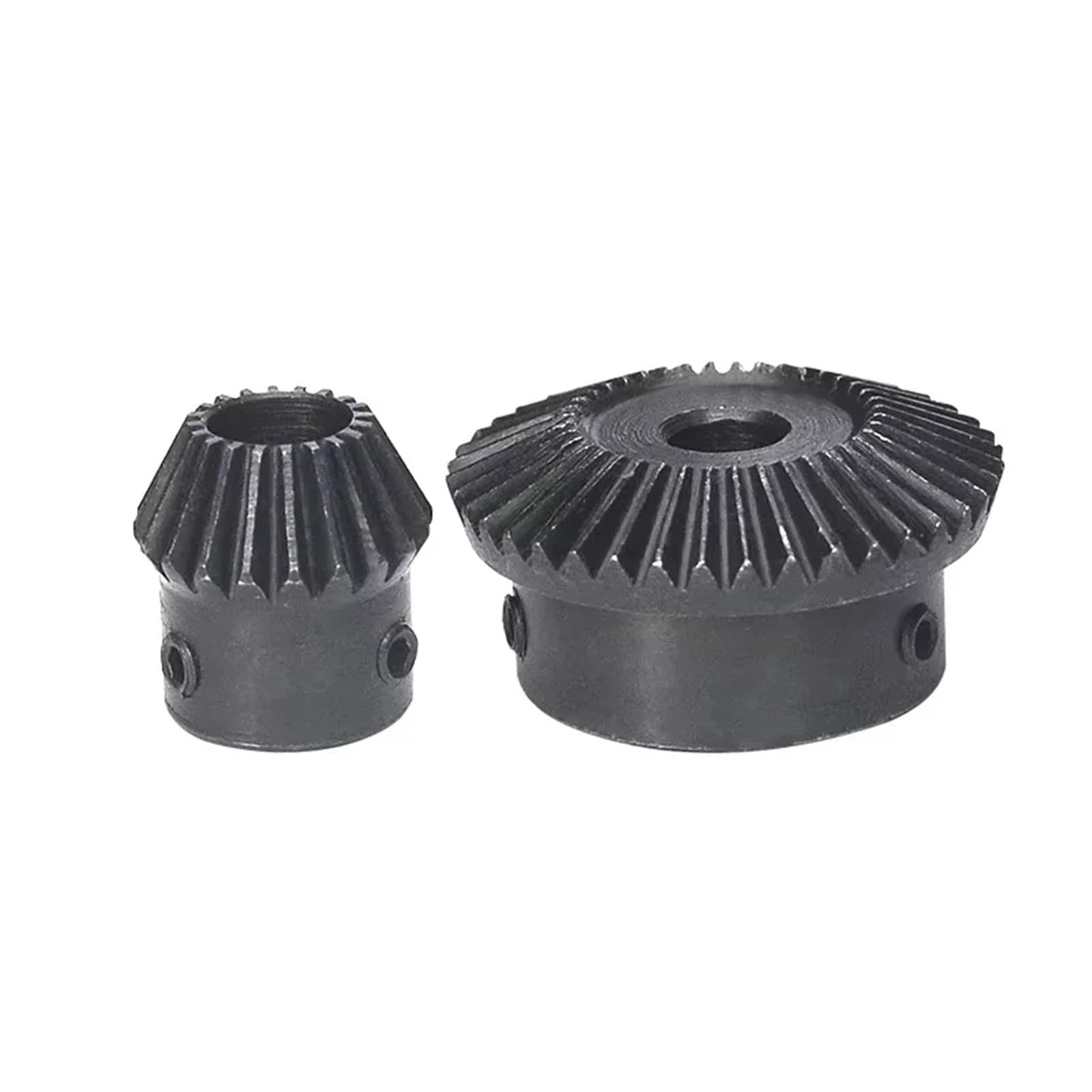 Engrenage conique 1:2, module 1,5, 15 dents/20 dents, alésage en acier 45#, 5-20 mm, 1 pièce(19mm,15 Teeth)