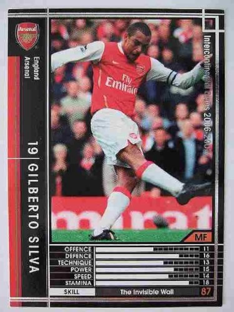 Amazon.co.jp: WCCF 06-07白黒カード 88 ジウベルト・シウバ