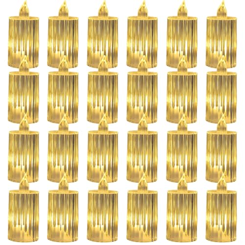 Velas LED con pilas que evitan incendios y cera derretida en decoración doméstica 2