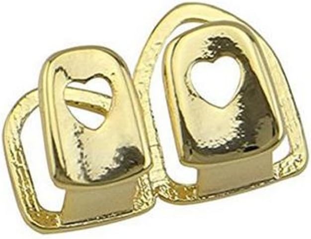 Mainlead grills dorados 14k plata doble abierto miniatura 3