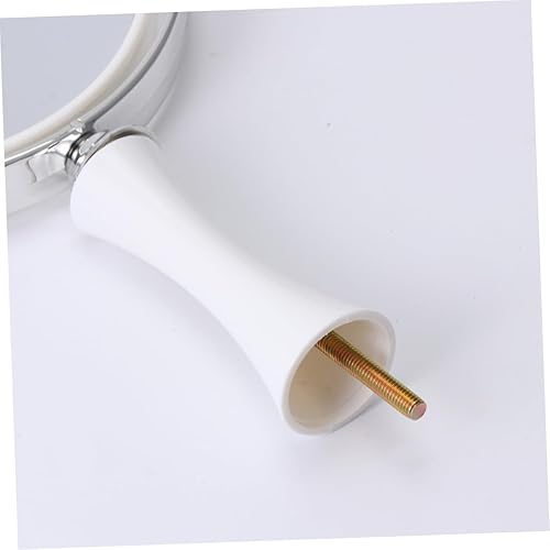 Miniatura 6 de FRCOLOR 6 espejos de mano de maquillaje de doble cara para girar blanco de doble cara