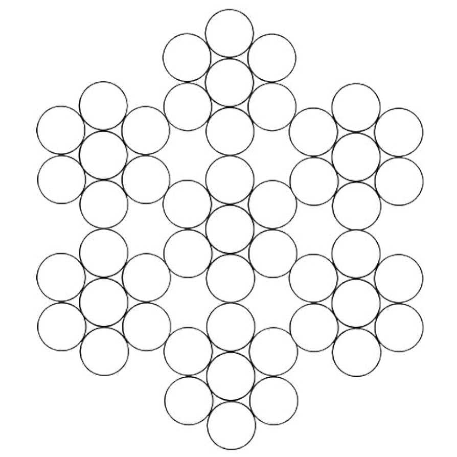 Loos Stainless Steel 18-8 Wire Rope, 7x7 Strand Core, 1/32