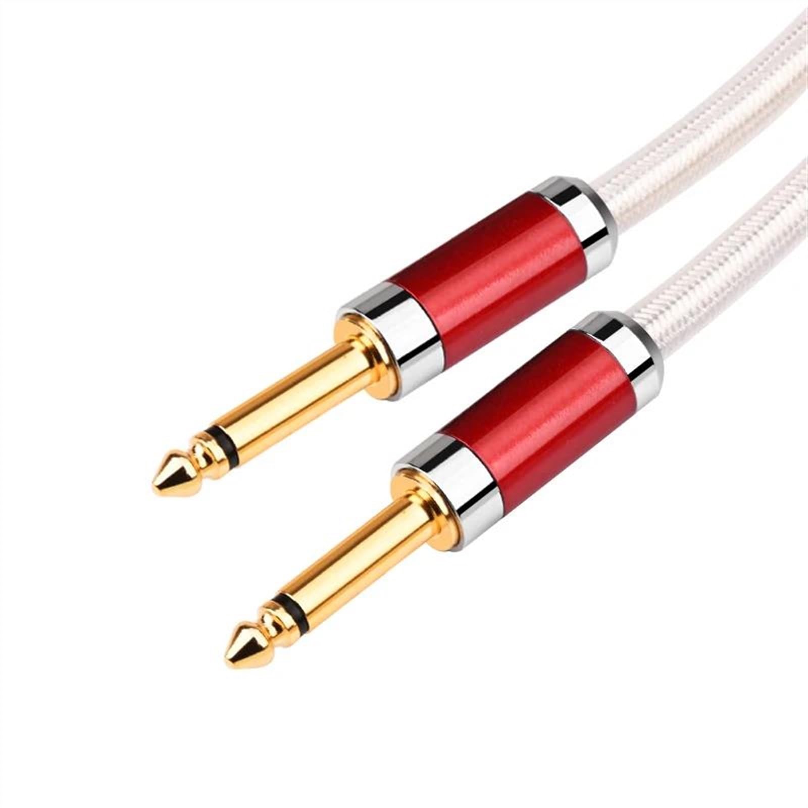 Pro Audio kabel 6,5 Mm Aux Guitar Cable Hi-end 7N OCC Instrument Cable 6,5 Mm TS Jack Mono Cable Do Miksera(1m)
