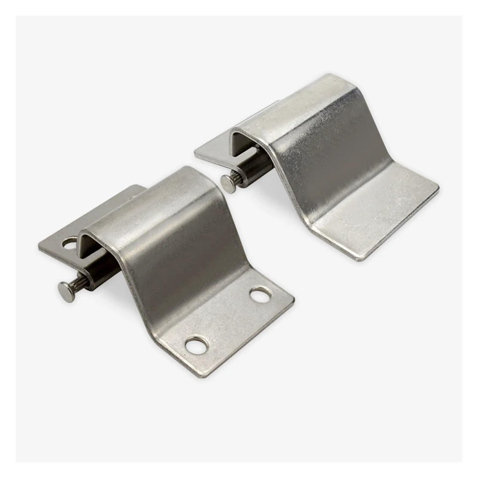 YMUGUEGH Stainless Steel Welded Hinges, Hardware Furniture Concealed Door Hinges Concealed Load-bearing Hinges(Steel sclausura)