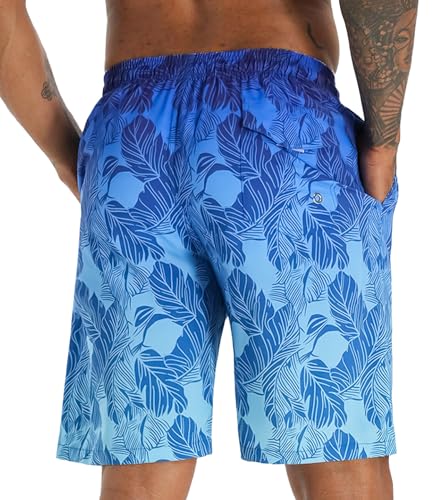 APTRO Men's Swim Trunks 9" Quick Dry Swimsuits Beach Bathing Suits Swim Shorts Mesh Liner2