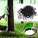 500 Stück Rubber Bands Haar Bommeln,Schwarze Haargummis Mini-Haargummis Gummibänder klein,Gummi Haarbänder Für Kinderfrisuren, Zöpfe und Hochzeitsfrisuren.(Schwarz 500 Stück)