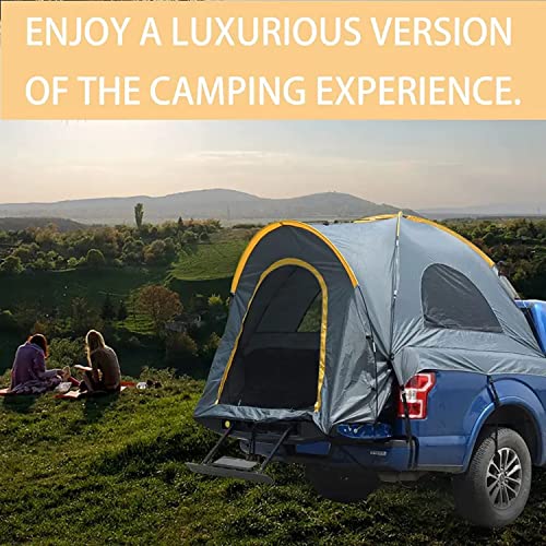 Truck Bed Tents, Pickup Truck Tent For 2 Person, Waterproof Pu2000Mm Double Layer & Windproof Portable Truck Bed Tent For Camping & Hiking (Color : 5.2Ft) #TOP1