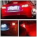 ICBEAMER 2 pcs BAY15d 1034 1157 1158 1493 2057 2357 18 LED 5050 SMDs Chips Replace Halogen Light Bulbs [Color: Red]