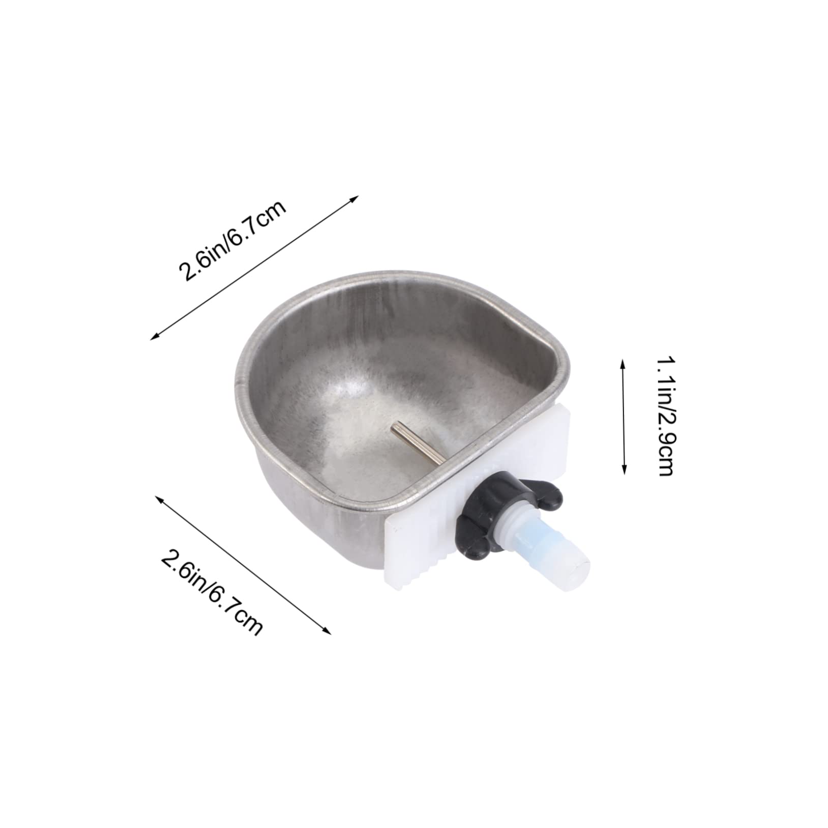 Abaodam 2 Sets Pet Waterers Leakproof Rabbit Drinkers Water Bowls for Pets Easy to Store for Rabbits Animals