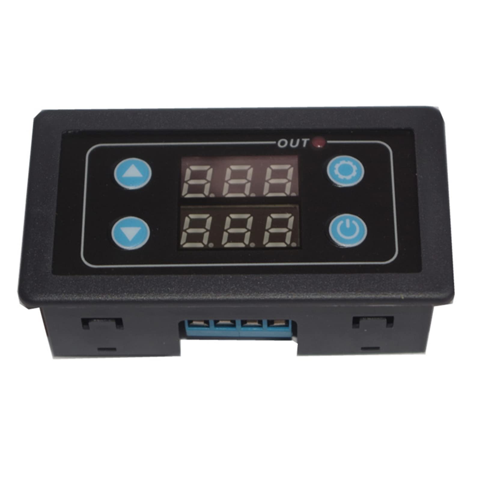 DeWin Timer Relay Module with text explaining restart function
