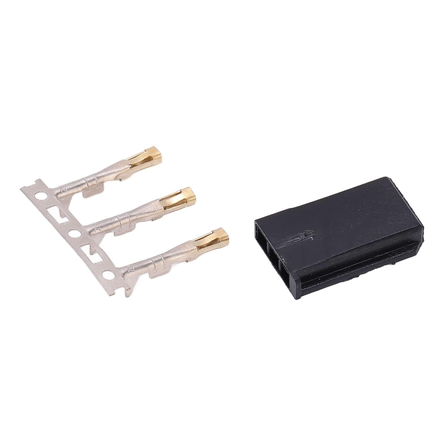 100-Set 3-Pin Male/Female Crimp Terminal Connector Kit – High-Performance Plug Housing for JR, Effortless Connect/Disconnect, Ideal for RC & Electronics