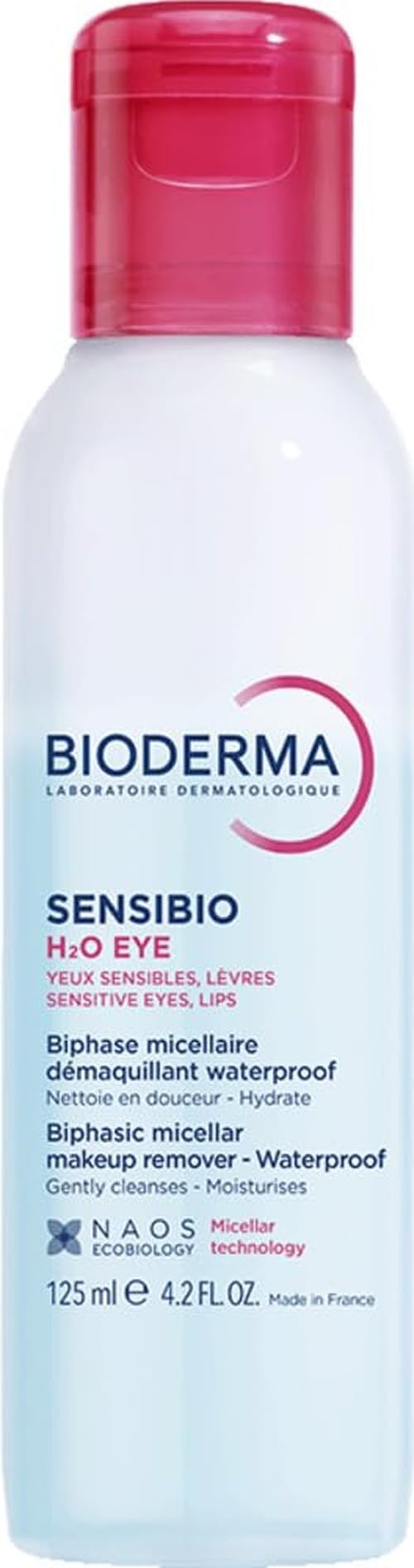 Bioderma Sensibio H2O Eye Micellar Water Waterproof Makeup Remover 125ml