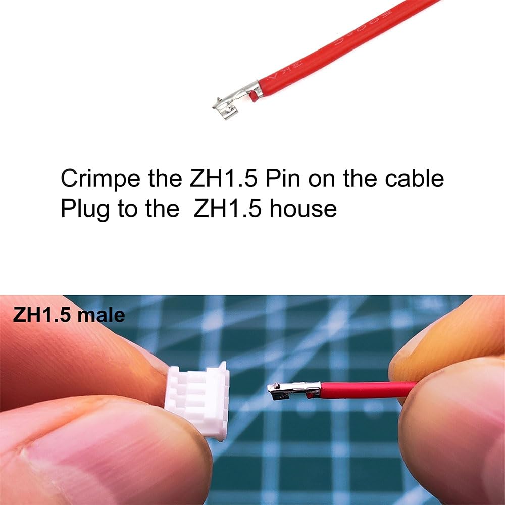 Amazon.com: ZH 1.5MM Connectors and Crimp Terminal kit Compatible