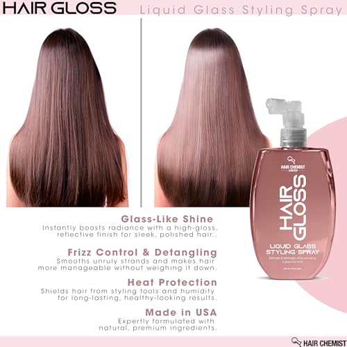 Hair Chemist Hair Gloss Liquid Glass Spray 8 oz. miniatura 5