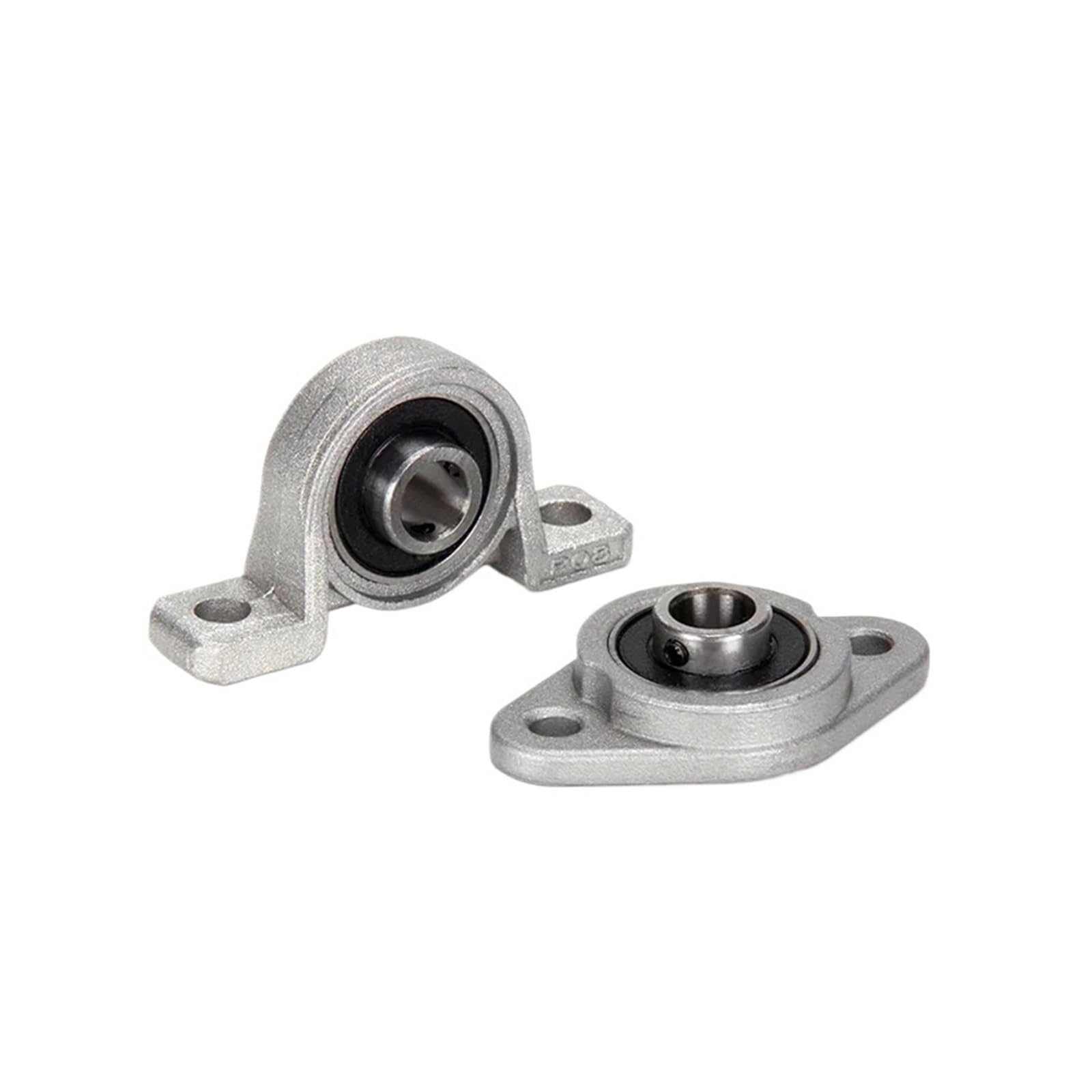 Roulement en Alliage de Zinc avec siège 8 mm, 10 mm, 12 mm, 20 mm, 25 mm, 30 mm, Support monté sur palier à Semelle KP08 KP000 KP001 KP004 KP005 KP006(10pcs,KP003 17mm)