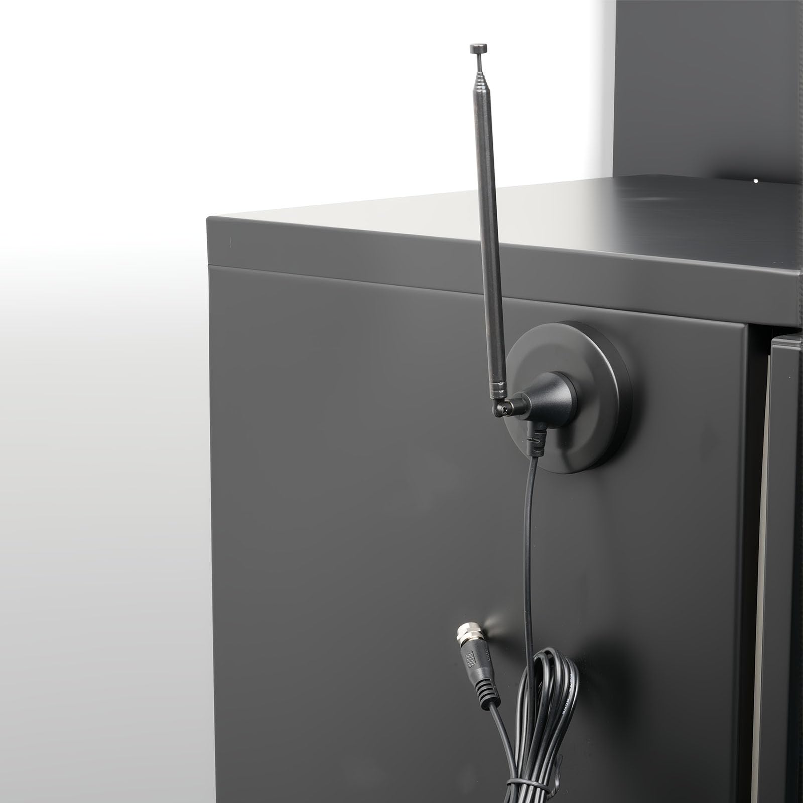 Bingfu Antenna Radio DAB+ FM, Antenna Telescopica Digitale con Base Magnetica, Cavo Coassiale 3 m, Set Adattatori, 75 Ohm per Ricevitore Stereo e Sistemi AV Casa