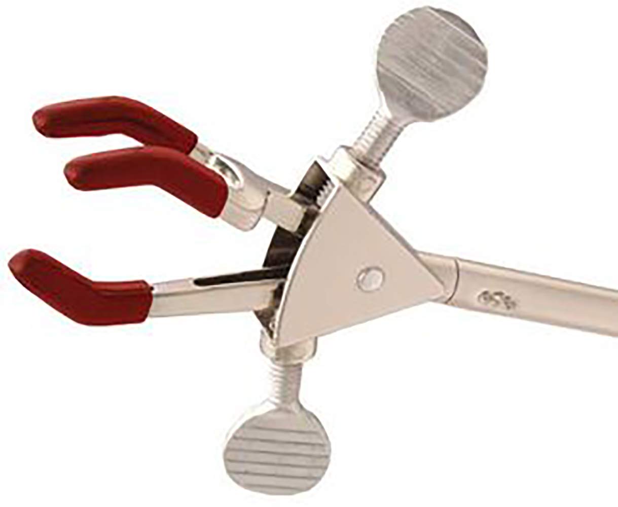 OHAUS CLM-MLTEX3DZM 3 Prong Clamp, Multi Purpose, Medium, Nickel-Plated Zinc