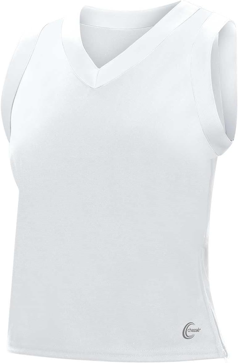 Chasse Classic Dreamer Cheer Shell – Double Knit Uniform Top – Sleeveless Cheerleading Shirt