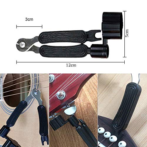 60 PCS Guitar Tool Changing Accessories Kit Including Guitar Strings, Guitar Picks, Pick Holder, Capo, String Winder… - Image 4