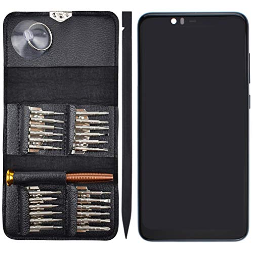 Image of TA-1120 LCD Screen Touch Digitizer Glass with Screen Frame Replacement for Nokia 5.1 Plus TA-1105 TA-1102 Baltic sea Blue