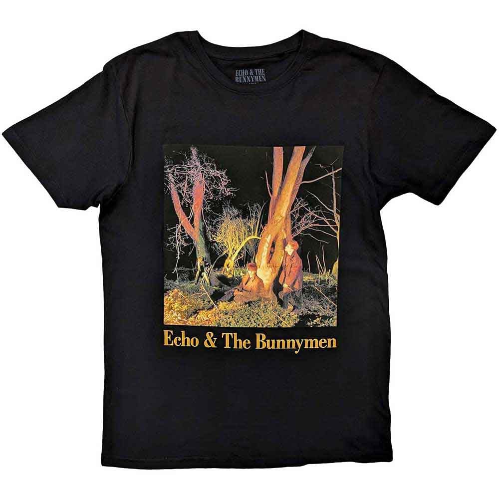 Rock Off officially licensed products Echo & The Bunnymen T Shirt Crocodiles Band Logo Official Mens Black XL